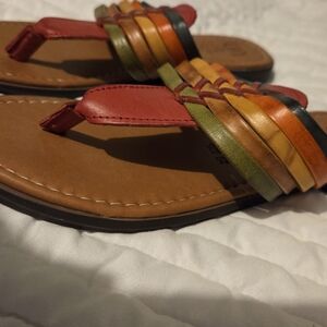 Colorful Leather Sandals